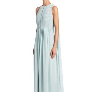 New Halston Heritage Baby Blue Gown~Maxi Dress~14
